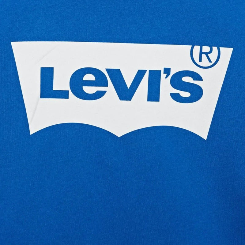 Boys Blue Logo T-Shirt Long Sleeve (LEVIS) - CottonKids.ie - 11-12 year - 13-14 year - 5 year