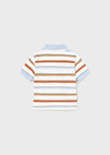 Boys Blue Stripe Jersey Polo Shirt (mayoral) - CottonKids.ie - 12 month - 2 year - 3 year
