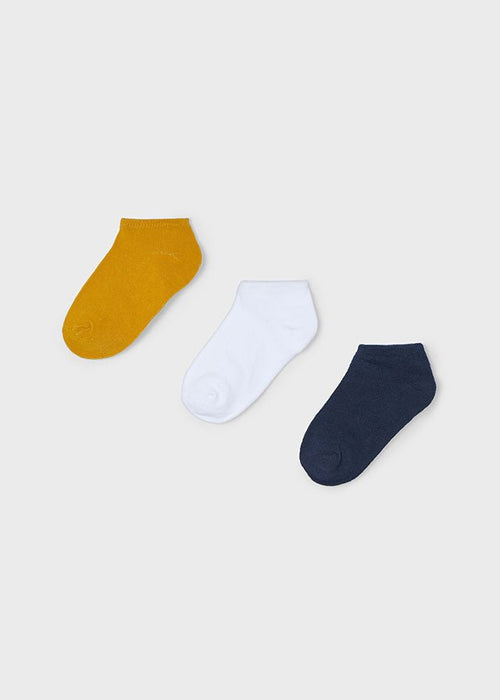 Boys Blue & Yellow Cotton Socks (3 Pack) (mayoral) - CottonKids.ie - 2 year - 3 year - 4 year