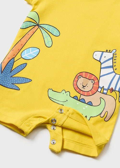 Boys Blue & Yellow Safari Shorties (3 Pack) (mayoral) - CottonKids.ie - 1-2 month - 12 month - 18 month