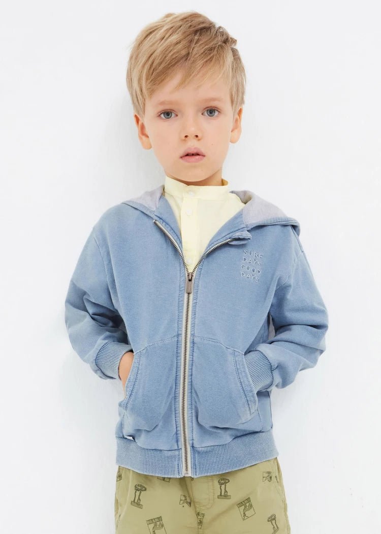Boys Blue Zip-Up Hooded Top (mayoral) - CottonKids.ie - 2 year - 3 year - 4 year
