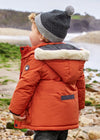 Boys Dark Orange Hooded Coat (mayoral) - CottonKids.ie - 12 month - 18 month - 2 year