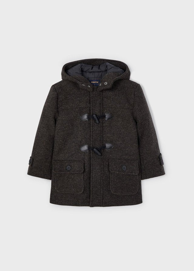 Boys Deep Brown Duffle Coat (mayoral) - CottonKids.ie - coat - 2 year - 3 year - 4 year