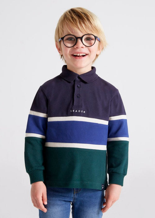 Boys Green & Blue Polo Shirt (mayoral) - CottonKids.ie - Top - 2 year - 3 year - 4 year