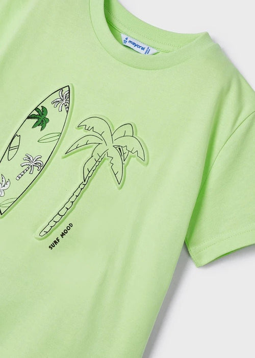 Boys Green Cotton Surfboard T-Shirt (mayoral) - CottonKids.ie - 2 year - 3 year - 4 year