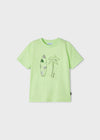 Boys Green Cotton Surfboard T-Shirt (mayoral) - CottonKids.ie - 2 year - 3 year - 4 year