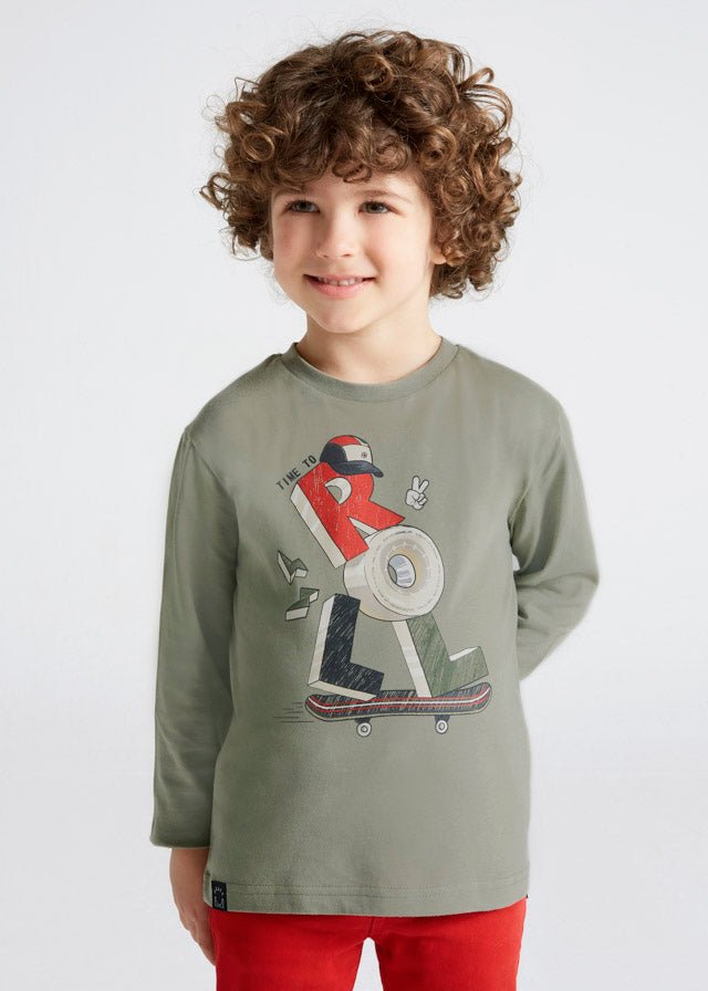 Boys Green Skateboarding Top (mayoral) - CottonKids.ie - Pants - 2 year - 3 year - 4 year