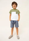 Boys Green & White Cotton Palm T-Shirt (mayoral) - CottonKids.ie - 2 year - 3 year - 4 year