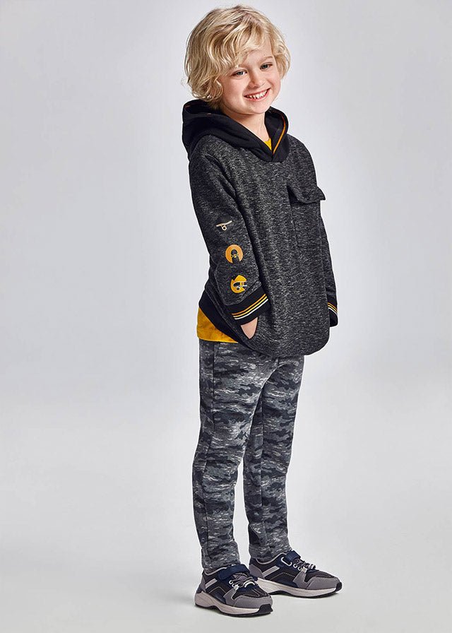 BOYS GREY CAMOUFLAGE JOGGERS (mayoral) - CottonKids.ie - pants - 2 year - 3 year - 4 year