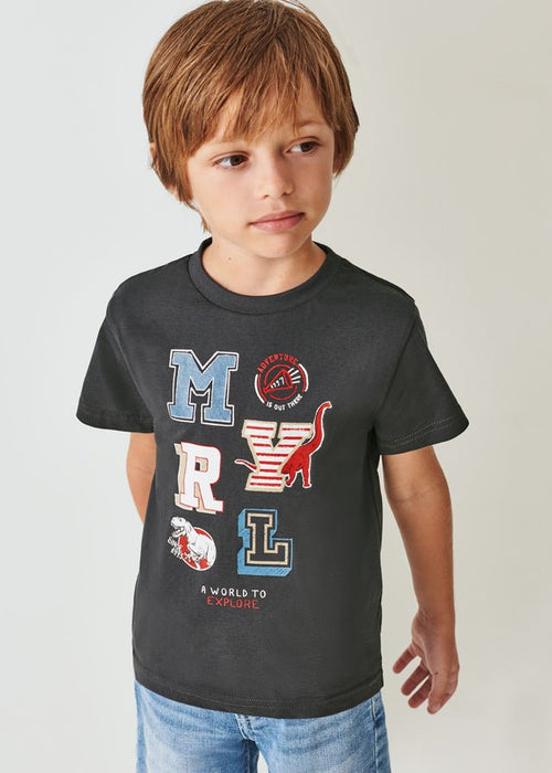 Boys Grey Dino T-Shirt (mayoral) - CottonKids.ie - 2 year - 3 year - 4 year
