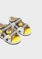 Boys Grey Velcro Sandals (mayoral) - CottonKids.ie - shoes - Baby (18-24 mth) - Boy - EU 19/UK 3