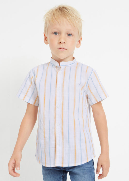Boys Ivory Stripe Cotton Shirt (mayoral) - CottonKids.ie - 7-8 year - 9-10 year - Boy