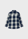 Boys Navy Blue Checked Shirt (mayoral) - CottonKids.ie - Top - 2 year - 4 year - 5 year