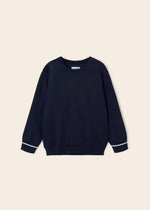 Boys Navy Cotton Knit Sweater (mayoral) - CottonKids.ie - 2 year - 4 year - 5 year