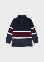 Boys Navy & Grey Polo Shirt (mayoral) - CottonKids.ie - Top - 2 year - 3 year - 4 year