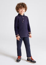 Boys Navy Tailored Fit Chinos (mayoral) - CottonKids.ie - Pants - 2 year - 3 year - 4 year