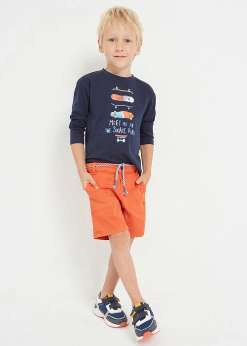 Boys Orange Cotton Shorts (mayoral) - CottonKids.ie - Dress - 5 year - 7-8 year - Boy