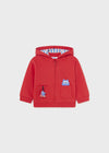 Boys Red Cotton Interactive Zip-Up Top (mayoral) - CottonKids.ie - 12 month - 18 month - 2 year