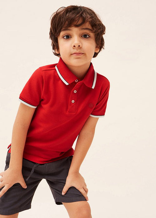 Boys Red Cotton Polo Shirt (mayoral) - CottonKids.ie - 2 year - 3 year - 4 year