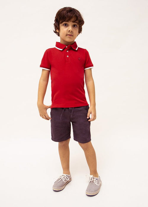 Boys Red Cotton Polo Shirt (mayoral) - CottonKids.ie - 2 year - 3 year - 4 year