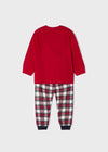 Boys Red Cotton Christmas Pyjamas  (mayoral)