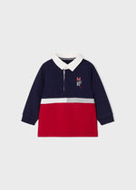 Boys Red Cotton Rugby Shirt (mayoral) - CottonKids.ie - Top - 12 month - 18 month - 2 year