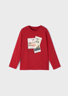 Boys Red Cotton Top (mayoral) - CottonKids.ie - Shirts & Tops - 2 year - 3 year - 4 year