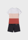 Boys Red & Grey Shorts Set (mayoral) - CottonKids.ie - Set - 3 year - 4 year - 5 year
