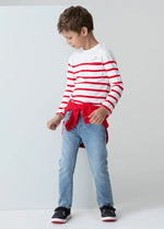 Boys Soft Denim Jogger Pants (mayoral) - CottonKids.ie - Pants - 2 year - 5 year - 6 year