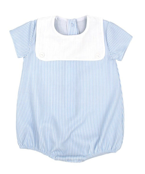 Boys Stripe Romper - Blue (Rapife) - CottonKids.ie - 12 month - 18 month - 2 year