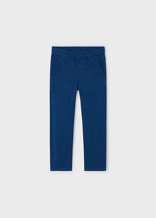 Boys Twill Basic Chino Trousers Blue (mayoral) - CottonKids.ie - 2 year - 3 year - 4 year
