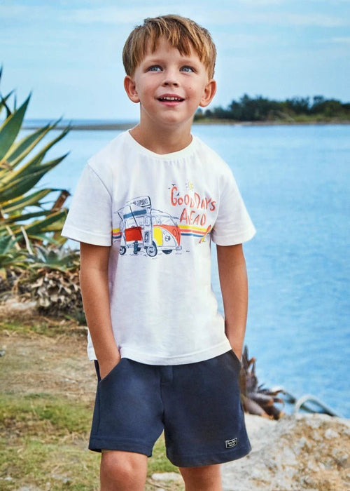 Boys White & Blue Cotton Shorts Set (mayoral) - CottonKids.ie - 2 year - 3 year - 4 year