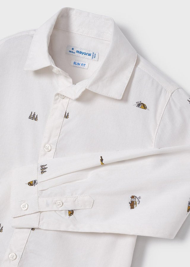 Boys White Cotton Shirt (mayoral) - CottonKids.ie - Top - 2 year - 3 year - 4 year