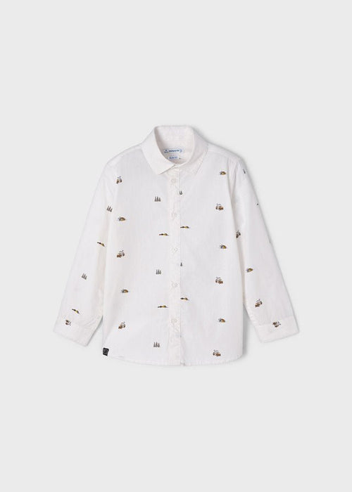 Boys White Cotton Shirt (mayoral) - CottonKids.ie - Top - 2 year - 3 year - 4 year