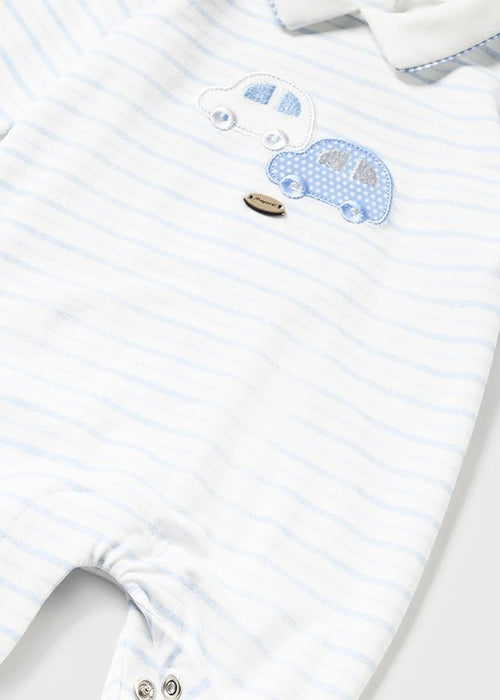 Boys White & Light Blue Cotton Babygrow (sold separately) (mayoral) - CottonKids.ie - 0-1 month - 1-2 month - 3 month