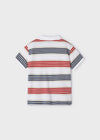 Boys White Striped Cotton Polo Shirt (mayoral) - CottonKids.ie - 2 year - 3 year - 4 year
