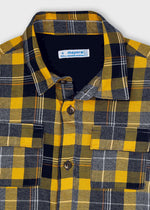 BOYS YELLOW CHECKED SHIRT (mayoral) - CottonKids.ie - Top - 2 year - 3 year - 4 year