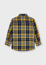 BOYS YELLOW CHECKED SHIRT (mayoral) - CottonKids.ie - Top - 2 year - 3 year - 4 year