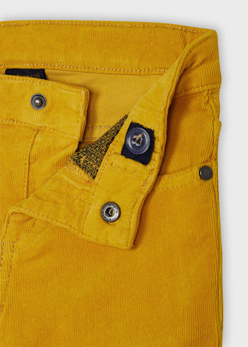 BOYS YELLOW CORDUROY TROUSERS (mayoral) - CottonKids.ie - Pants - 2 year - 3 year - 4 year