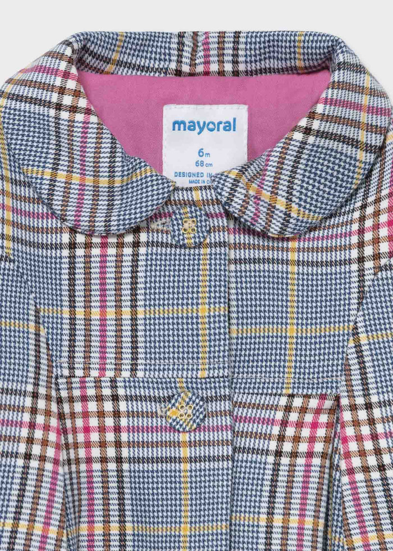 Chequered jacket for baby girl (mayoral) - CottonKids.ie - coat - 12 month - 18 month - 2 year