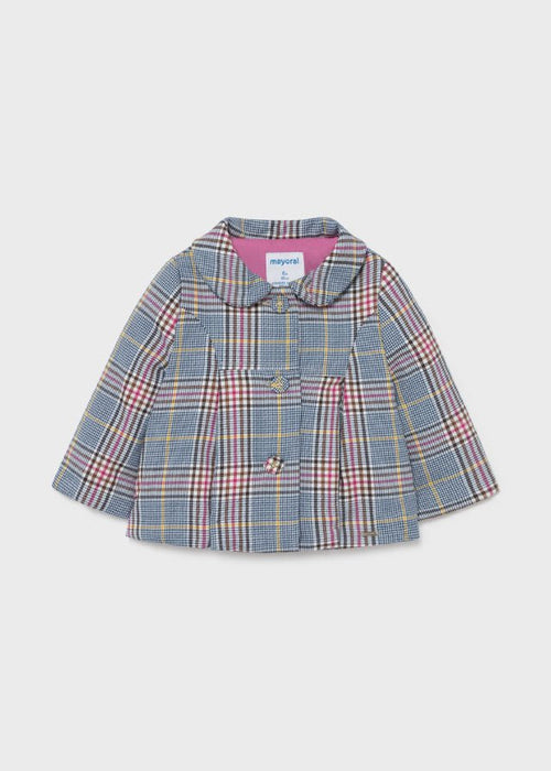 Chequered jacket for baby girl (mayoral) - CottonKids.ie - coat - 12 month - 18 month - 2 year