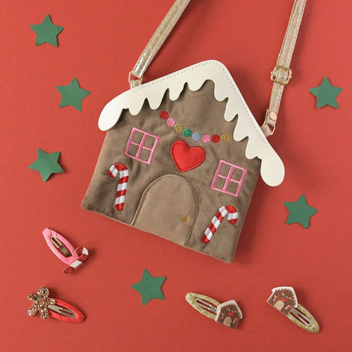 Christmas Gingerbread House Clips (Rockahula) - CottonKids.ie - Girl - Hair Accessories - Rockahula
