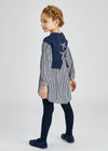 Combined striped dress for girl (mayoral) - CottonKids.ie - Dress - 2 year - 3 year - 4 year