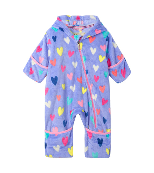 Confetti Hearts Fuzzy Fleece Baby Bundler (Hatley) - CottonKids.ie - 12 month - 18 month - 6 month