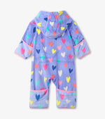 Confetti Hearts Fuzzy Fleece Baby Bundler (Hatley) - CottonKids.ie - 12 month - 18 month - 6 month