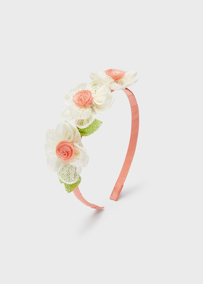 Coral Flower Hairband (mayoral) - CottonKids.ie - Hair accessories - Girl - GIRL SALE - Hair Accessories