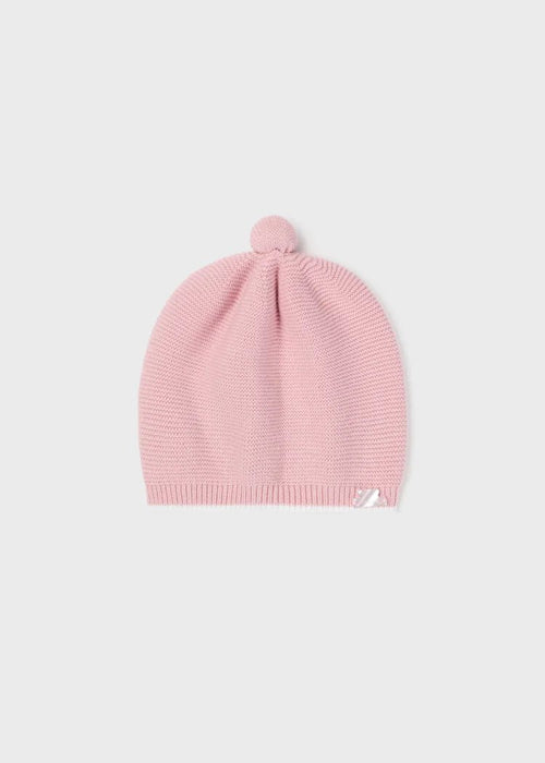 Cotton Knit Hat Newborn Girl (mayoral) - CottonKids.ie - Hat - 0-1 month - 1-2 month - 12 month