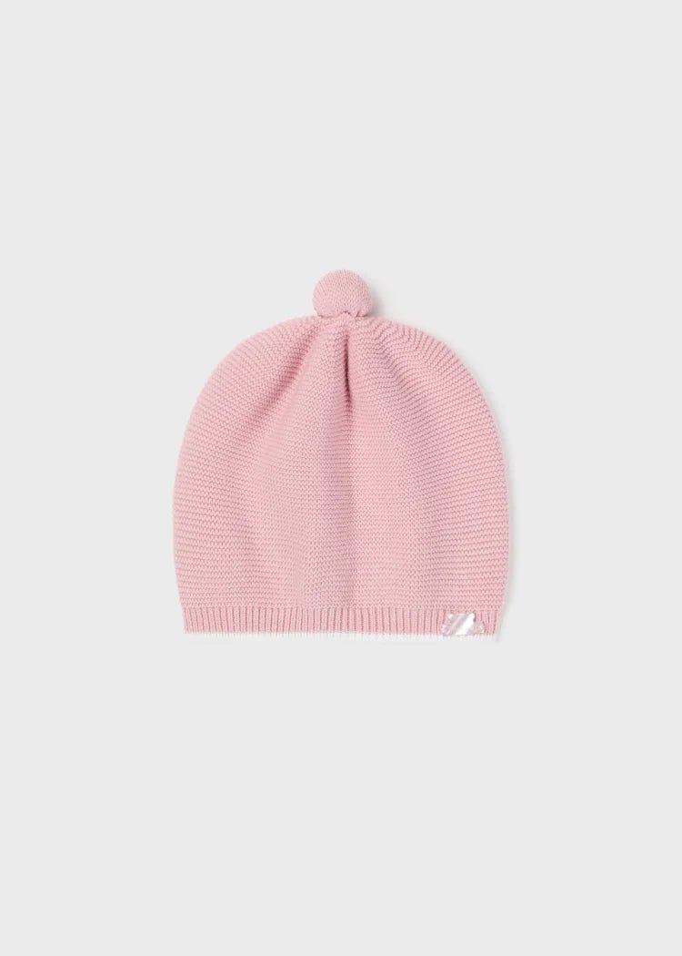 Cotton Knit Hat Newborn Girl (mayoral) - CottonKids.ie - Hat - 0-1 month - 1-2 month - 12 month