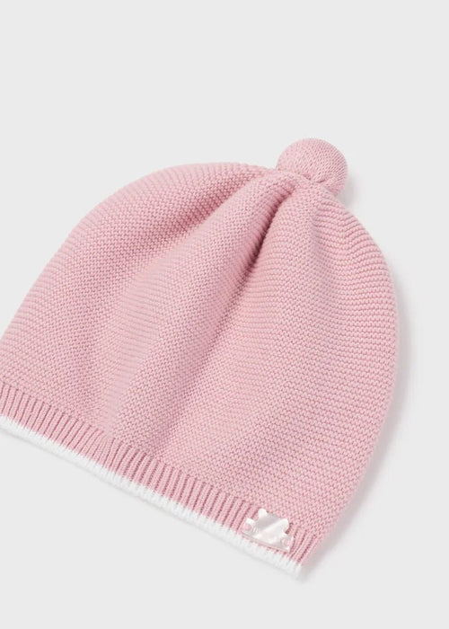 Cotton Knit Hat Newborn Girl (mayoral) - CottonKids.ie - Hat - 0-1 month - 1-2 month - 12 month