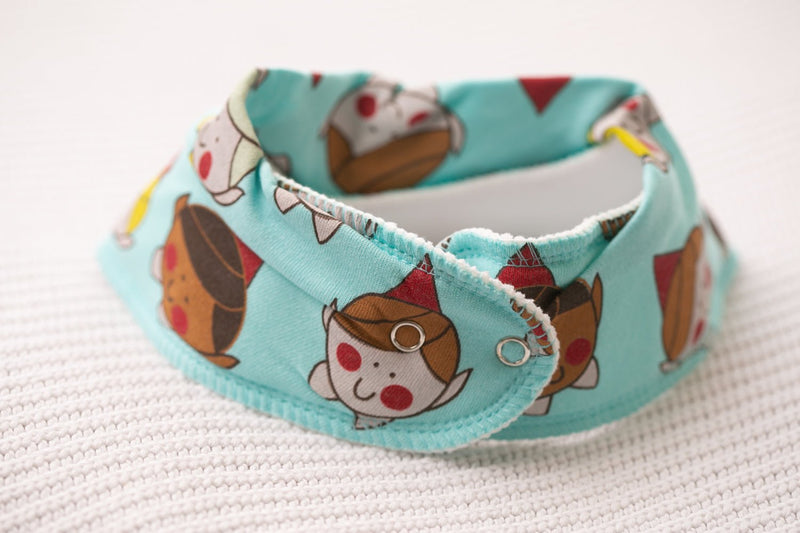 CUTEST ELVES ORGANIC COTTON BANDANA BIB - CottonKids.ie - Bib - -